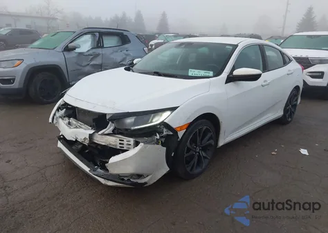 2020 Honda Civic Sport z USA, uszkodzony, nr VIN 2HGFC2F81LH508490